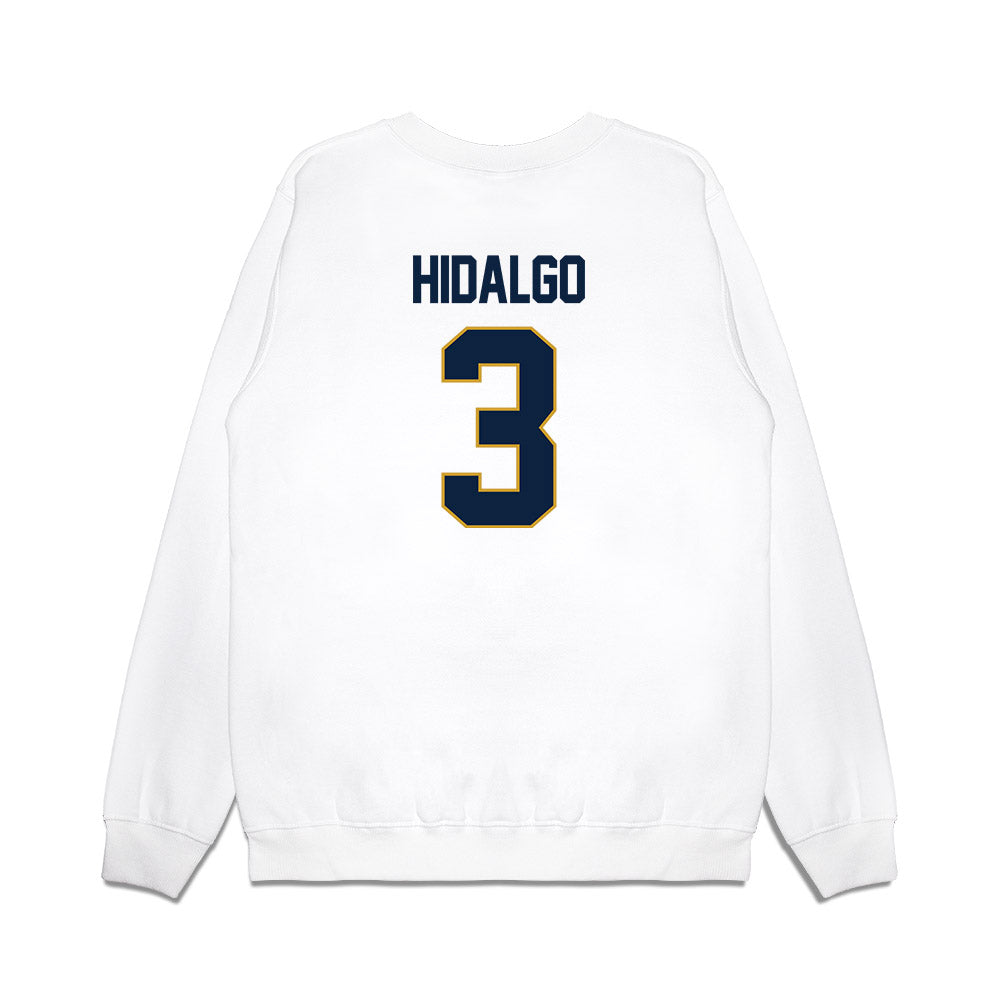 Notre Dame - NCAA Women's Basketball : Hannah Hidalgo - NCAA® March Madness® 2025 Sweet 16 Shersey Premium Crewneck Sweatshirt-1