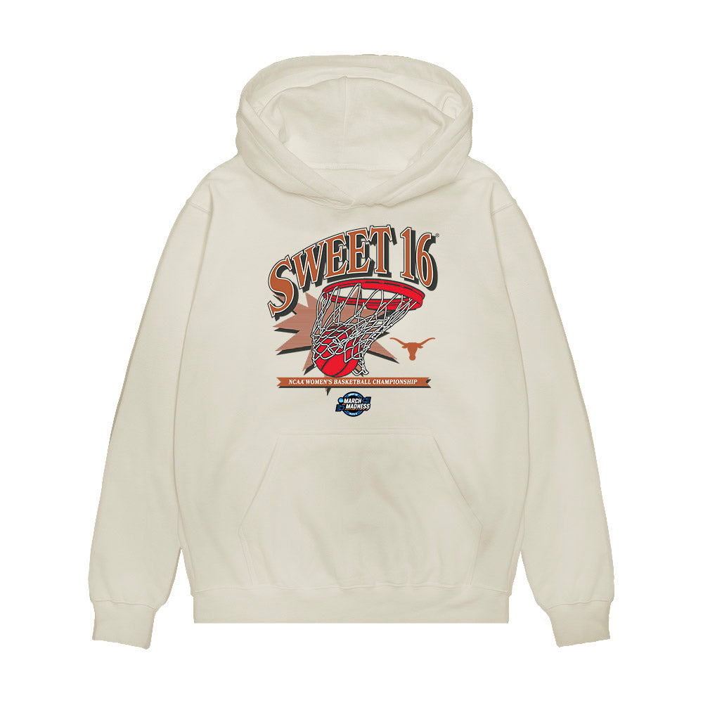 Texas - NCAA Women's Basketball : Rori Harmon - NCAA® March Madness® 2025 Sweet 16 Shersey Premium Hooded Sweatshirt-0