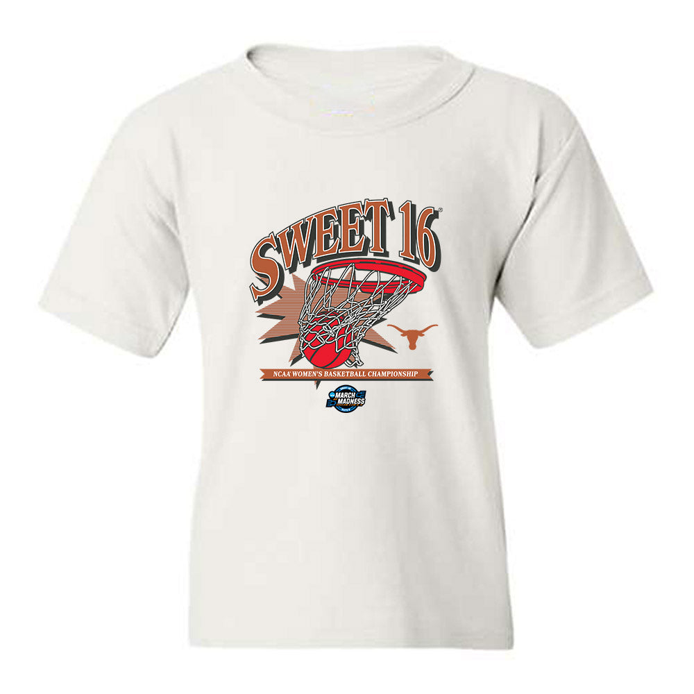 Texas - NCAA Women's Basketball : Rori Harmon - NCAA® March Madness® 2025 Sweet 16 Shersey Youth T-Shirt-0