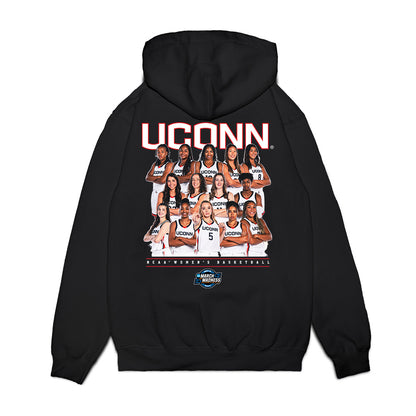 UConn - NCAA Women's Basketball : NCAA® March Madness® 2025 Sweet 16 Team Premium Hooded Sweatshirt-1