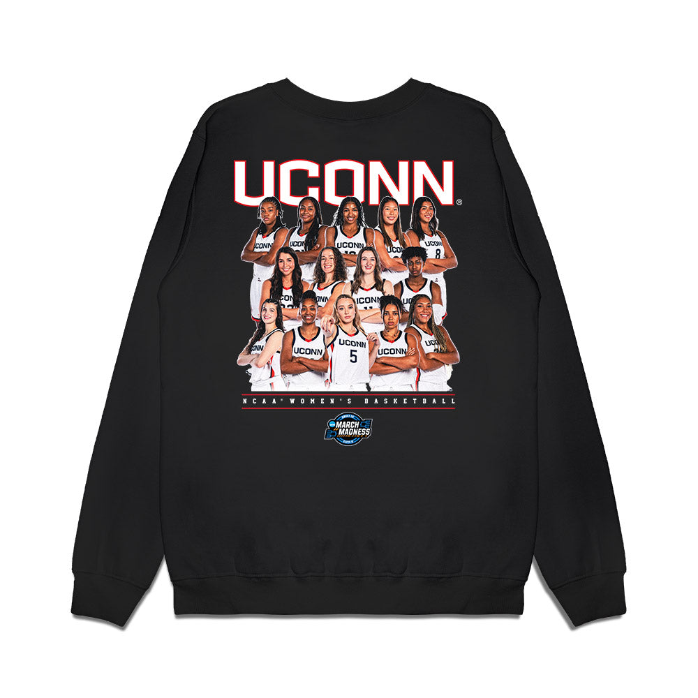 UConn - NCAA Women's Basketball : NCAA® March Madness® 2025 Sweet 16 Team Premium Crewneck Sweatshirt-1