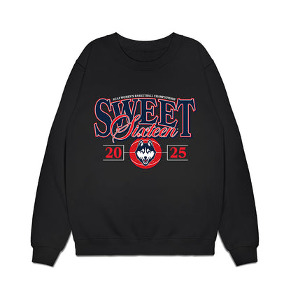 UConn - NCAA Women's Basketball : NCAA® March Madness® 2025 Sweet 16 Team Premium Crewneck Sweatshirt-0