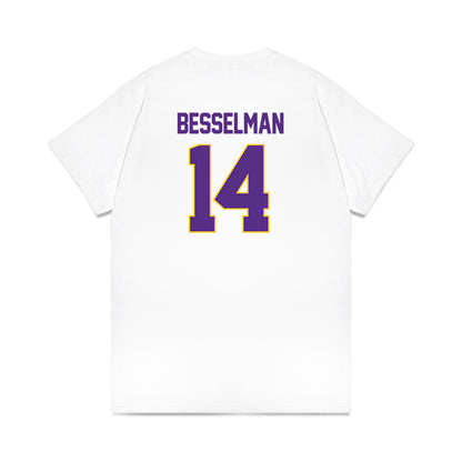 LSU - NCAA Women's Basketball : Izzy Besselman - NCAA® March Madness® 2025 Sweet 16 Shersey Premium T-Shirt-1