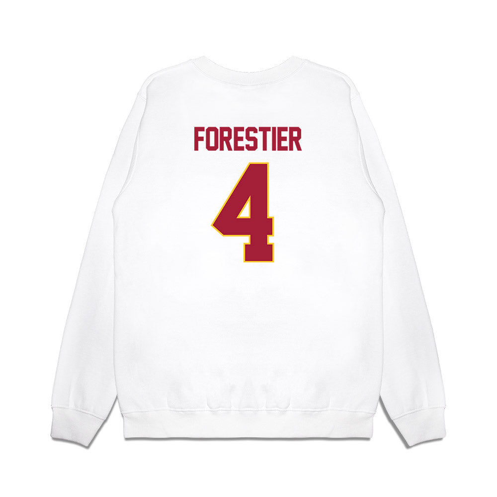 USC - NCAA Women's Basketball : Rian Forestier - NCAA® March Madness® 2025 Sweet 16 Shersey Premium Crewneck Sweatshirt-1