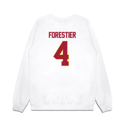 USC - NCAA Women's Basketball : Rian Forestier - NCAA® March Madness® 2025 Sweet 16 Shersey Premium Crewneck Sweatshirt-1