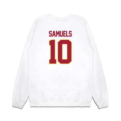USC - NCAA Women's Basketball : Malia Samuels - NCAA® March Madness® 2025 Sweet 16 Shersey Premium Crewneck Sweatshirt-1