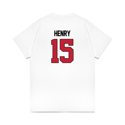 Ohio State - NCAA Women's Basketball : Seini Henry - NCAA® March Madness® 2025 Sweet 16 Shersey Premium T-Shirt-1