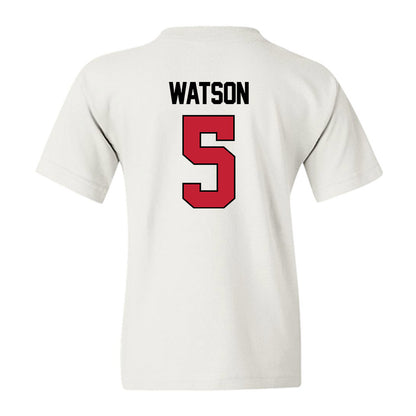 Ohio State - NCAA Women's Basketball : Ava Watson - NCAA® March Madness® 2025 Sweet 16 Shersey Youth T-Shirt-1
