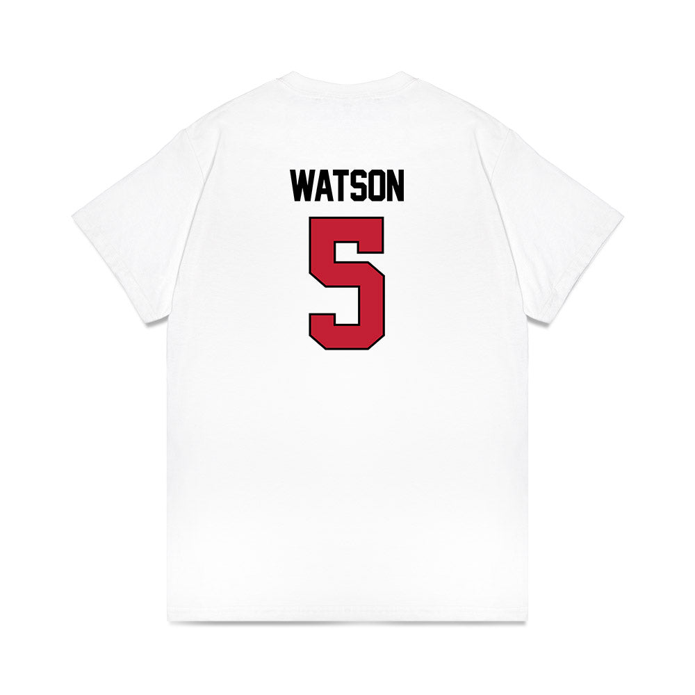 Ohio State - NCAA Women's Basketball : Ava Watson - NCAA® March Madness® 2025 Sweet 16 Shersey Premium T-Shirt-1