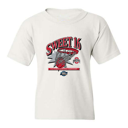 Ohio State - NCAA Women's Basketball : Ava Watson - NCAA® March Madness® 2025 Sweet 16 Shersey Youth T-Shirt-0