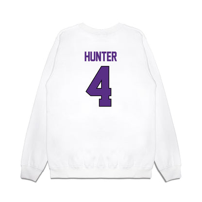 TCU - NCAA Women's Basketball : Donovyn Hunter - NCAA® March Madness® 2025 Sweet 16 Shersey Premium Crewneck Sweatshirt-1