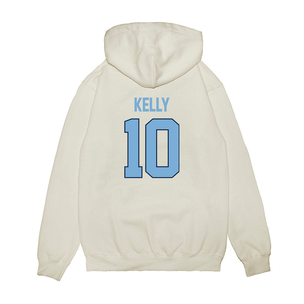 UNC - NCAA Women's Basketball : Reniya Kelly - NCAA® March Madness® 2025 Sweet 16 Shersey Premium Hooded Sweatshirt-1