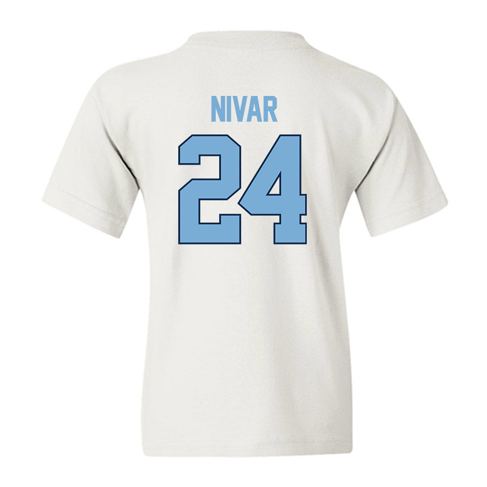 UNC - NCAA Women's Basketball : Indya Nivar - NCAA® March Madness® 2025 Sweet 16 Shersey Youth T-Shirt-1