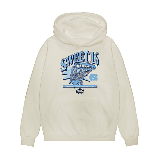 UNC - NCAA Women's Basketball : Laila Hull - NCAA® March Madness® 2025 Sweet 16 Shersey Premium Hooded Sweatshirt-0