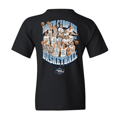 UNC - NCAA Women's Basketball : - NCAA® March Madness® 2025 Sweet 16 Team Youth T-Shirt-1