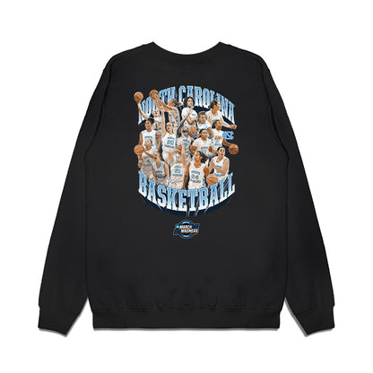 UNC - NCAA Women's Basketball : - NCAA® March Madness® 2025 Sweet 16 Team Premium Crewneck Sweatshirt-1