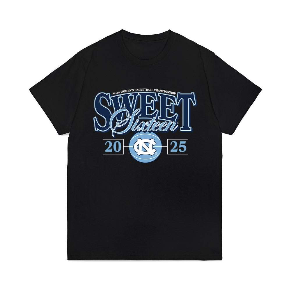 UNC - NCAA Women's Basketball : - NCAA® March Madness® 2025 Sweet 16 Team Premium T-Shirt-0