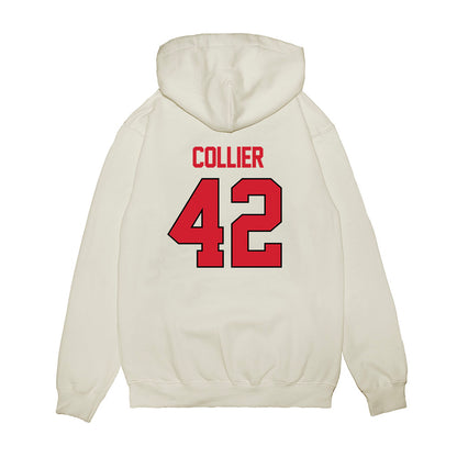 NC State - NCAA Women's Basketball : Mallory Collier - NCAA® March Madness® 2025 Sweet 16 Shersey Premium Hooded Sweatshirt-1