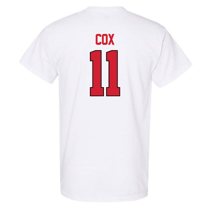 NC State - NCAA Women's Basketball : Madison Cox - NCAA® March Madness® 2025 Sweet 16 Shersey T-Shirt-1