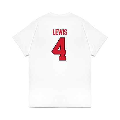 NC State - NCAA Women's Basketball : Alyssa Lewis - NCAA® March Madness® 2025 Sweet 16 Shersey Premium T-Shirt-1