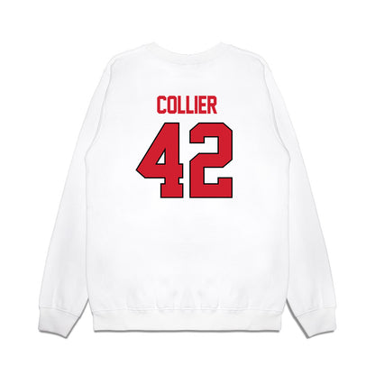 NC State - NCAA Women's Basketball : Mallory Collier - NCAA® March Madness® 2025 Sweet 16 Shersey Premium Crewneck Sweatshirt-1
