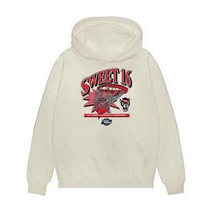 NC State - NCAA Women's Basketball : Madison Cox - NCAA® March Madness® 2025 Sweet 16 Shersey Premium Hooded Sweatshirt-0