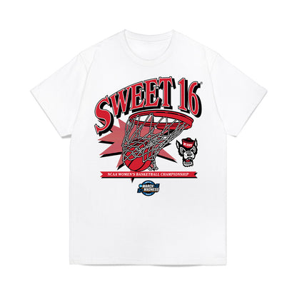 NC State - NCAA Women's Basketball : Zoe Brooks - NCAA® March Madness® 2025 Sweet 16 Shersey Premium T-Shirt-0