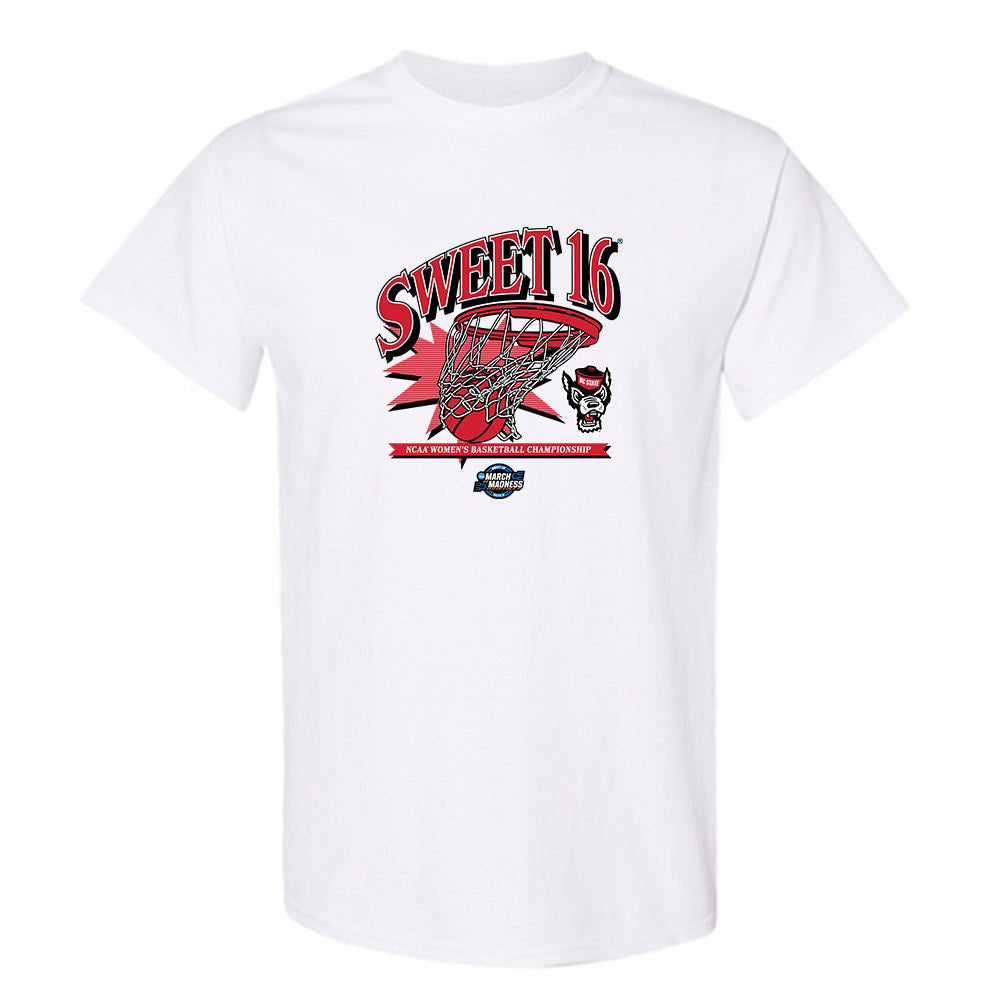 NC State - NCAA Women's Basketball : Tilda Trygger - NCAA® March Madness® 2025 Sweet 16 Shersey T-Shirt-0