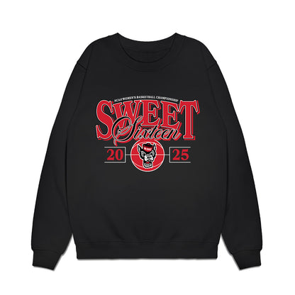 NC State - NCAA Women's Basketball : - NCAA® March Madness® 2025 Sweet 16 Team Premium Crewneck Sweatshirt-0