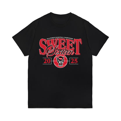 NC State - NCAA Women's Basketball : - NCAA® March Madness® 2025 Sweet 16 Team Premium T-Shirt-0