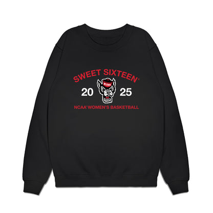 NC State - NCAA Women's Basketball : - NCAA® March Madness® 2025 Sweet 16 Roster Premium Crewneck Sweatshirt-0