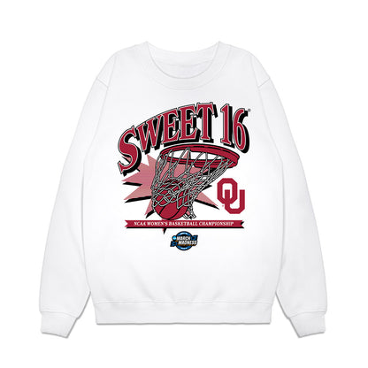 Oklahoma - NCAA Women's Basketball : Zya Vann - NCAA® March Madness® 2025 Sweet Sixteen Shersey Premium Crewneck Sweatshirt-0