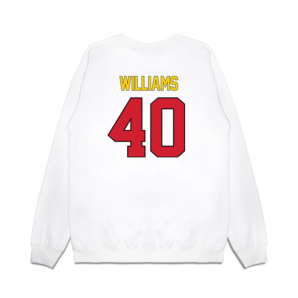 Maryland - NCAA Women's Basketball : Breanna Williams - Premium Crewneck Sweatshirt-1