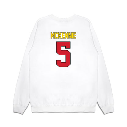 Maryland - NCAA Women's Basketball : Ava McKennie - Premium Crewneck Sweatshirt-1