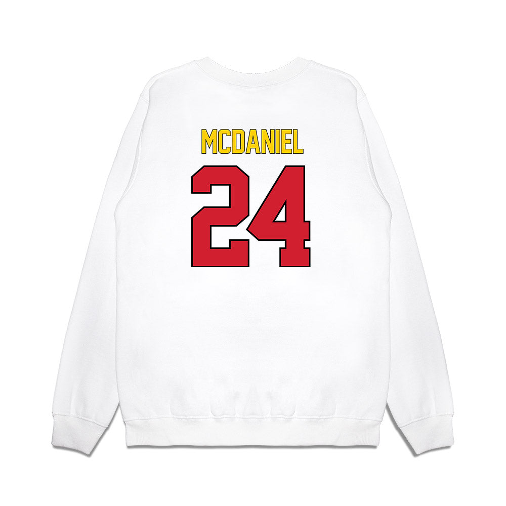 Maryland - NCAA Women's Basketball : Brianna McDaniel - Premium Crewneck Sweatshirt-1