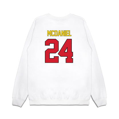 Maryland - NCAA Women's Basketball : Brianna McDaniel - Premium Crewneck Sweatshirt-1