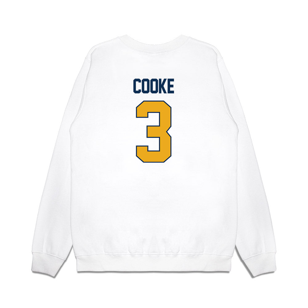 West Virginia - NCAA Women's Basketball : Gia Cooke - NCAA® March Madness® 2025 Sweet 16 Shersey Premium Crewneck Sweatshirt-1