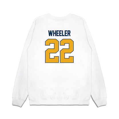 West Virginia - NCAA Women's Basketball : Kierra Wheeler - NCAA® March Madness® 2025 Sweet 16 Shersey Premium Crewneck Sweatshirt-1