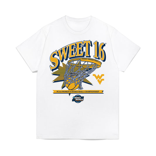 West Virginia - NCAA Women's Basketball : Madison Parrish - NCAA® March Madness® 2025 Sweet 16 Shersey Premium T-Shirt-0