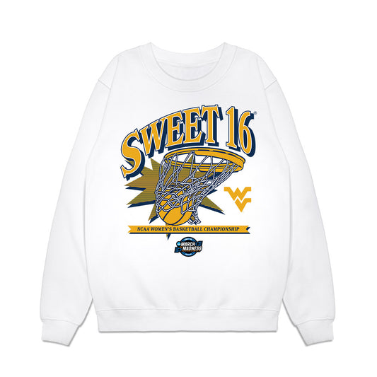 West Virginia - NCAA Women's Basketball : Madison Parrish - NCAA® March Madness® 2025 Sweet 16 Shersey Premium Crewneck Sweatshirt-0