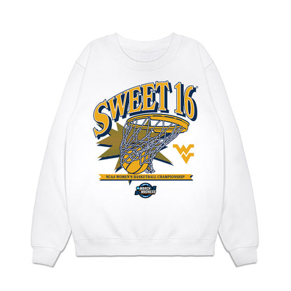 West Virginia - NCAA Women's Basketball : Gia Cooke - NCAA® March Madness® 2025 Sweet 16 Shersey Premium Crewneck Sweatshirt-0