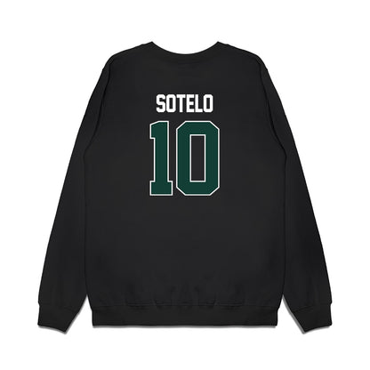 Michigan State - NCAA Women's Basketball : Ines Sotelo - NCAA® March Madness® 2025 Sweet Sixteen Shersey Premium Crewneck Sweatshirt-1