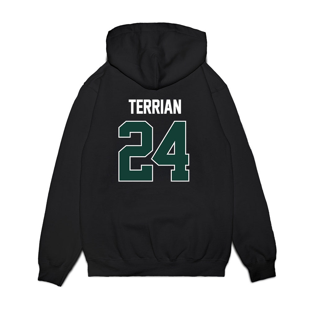 Michigan State - NCAA Women's Basketball : Amy Terrian - NCAA® March Madness® 2025 Sweet Sixteen Shersey Premium Hooded Sweatshirt-1