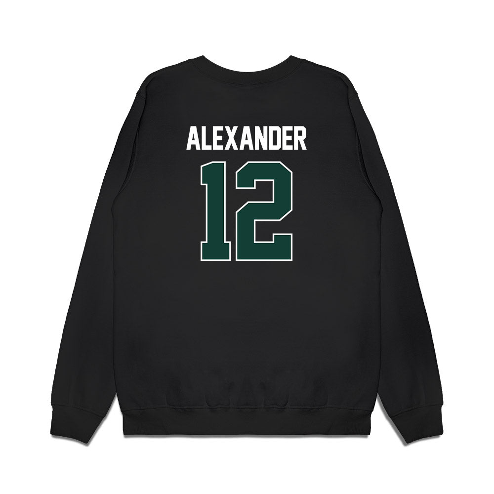 Michigan State - NCAA Women's Basketball : Isa Alexander - NCAA® March Madness® 2025 Sweet Sixteen Shersey Premium Crewneck Sweatshirt-1
