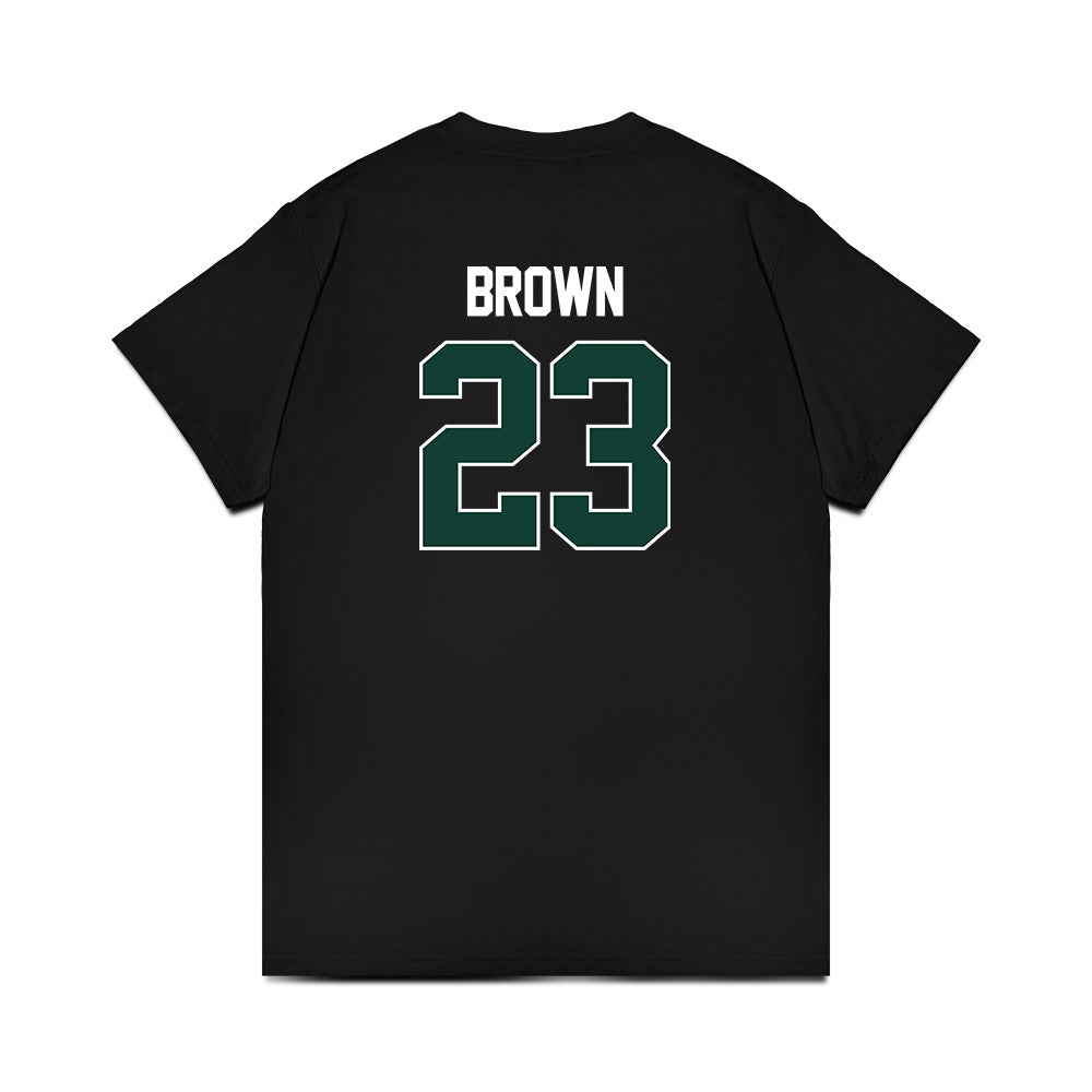 Michigan State - NCAA Women's Basketball : Jalyn Brown - NCAA® March Madness® 2025 Sweet Sixteen Shersey Premium T-Shirt-1