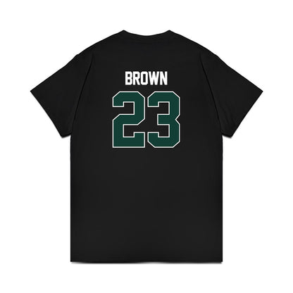 Michigan State - NCAA Women's Basketball : Jalyn Brown - NCAA® March Madness® 2025 Sweet Sixteen Shersey Premium T-Shirt-1