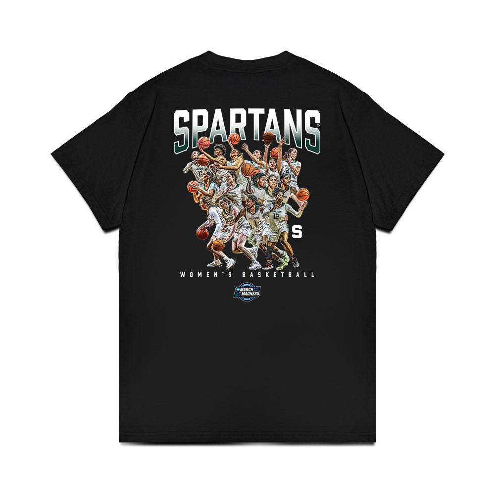 Michigan State - NCAA Women's Basketball : - Premium T-Shirt-1