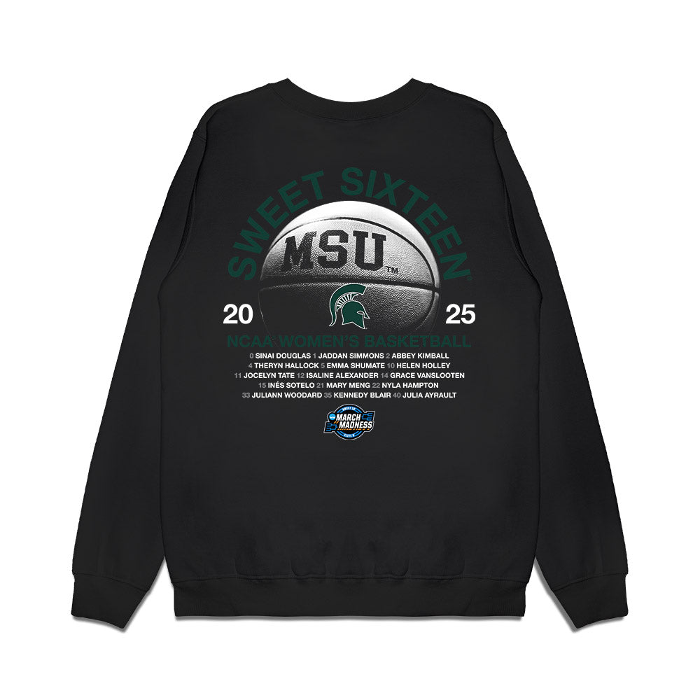 Michigan State - NCAA Women's Basketball : - Premium Crewneck Sweatshirt-1