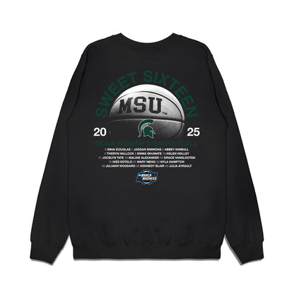 Michigan State - NCAA Women's Basketball : - Premium Crewneck Sweatshirt-1