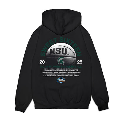 Michigan State - NCAA Women's Basketball : - Premium Hooded Sweatshirt-1
